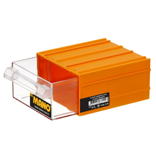 درج تنظيم أدوات بلاستيك مانو أحادي